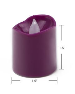 fuchsia led votive candles