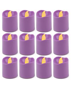 violet led votive candles