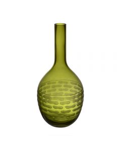 olive green teardrop glass vases bud vase floral art glass