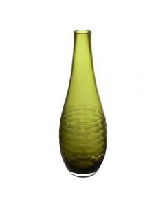 olive green teardrop glass vases bud vase floral art glass